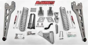 - LIFT WILL ONLY FIT A TRUCK WITH THE 4 BOLT FLANGE STYLE DRIVE SHAFT - 2017 F250 only Superduty 8 lift kit