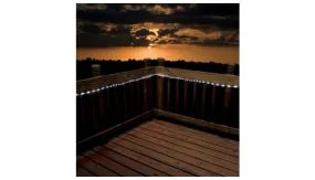 1 or 3 Pack: Solar LED String Rope Lights w/ Stake and Wall Mount - Ships Next Day!