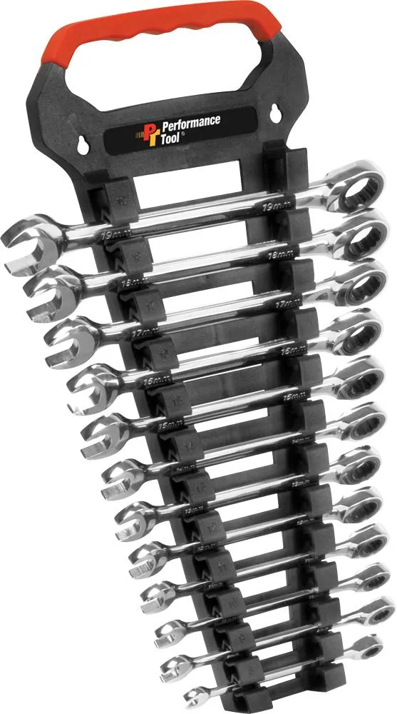 12 Pc Met Ratchet Wrench Set