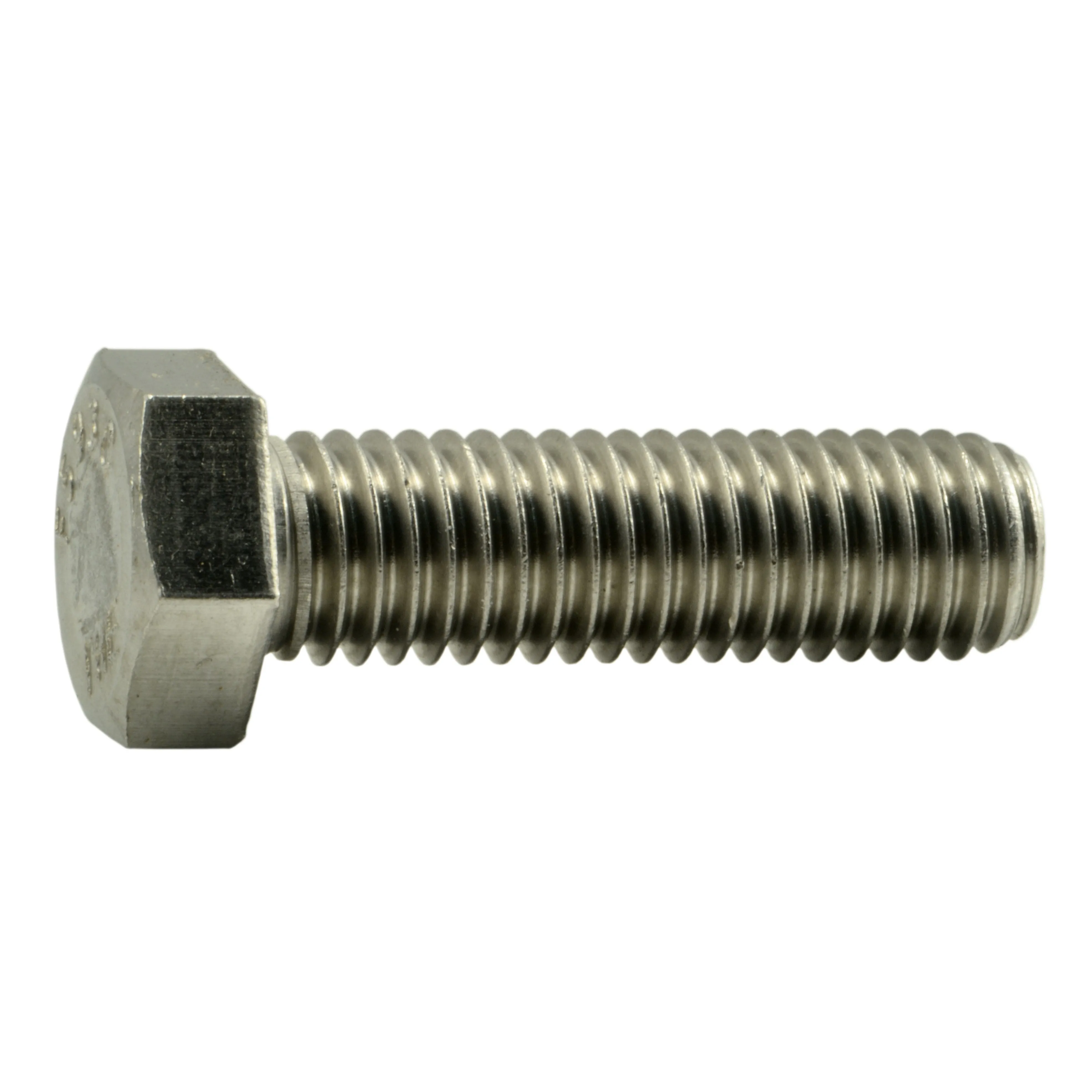 1/2"-13 x 1-3/4" 18-8 Stainless Steel Coarse Thread Hex Cap Screws (25 pcs.)