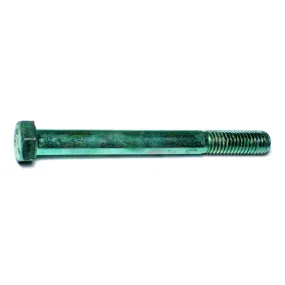 1/2"-13 x 5" Green Rinsed Zinc Grade 5 Hex Cap Screws (33 pcs.)