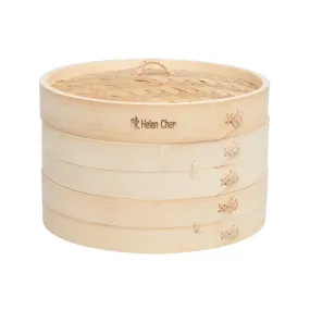 12" BAMBOO STEAMER 3-PIECE SET