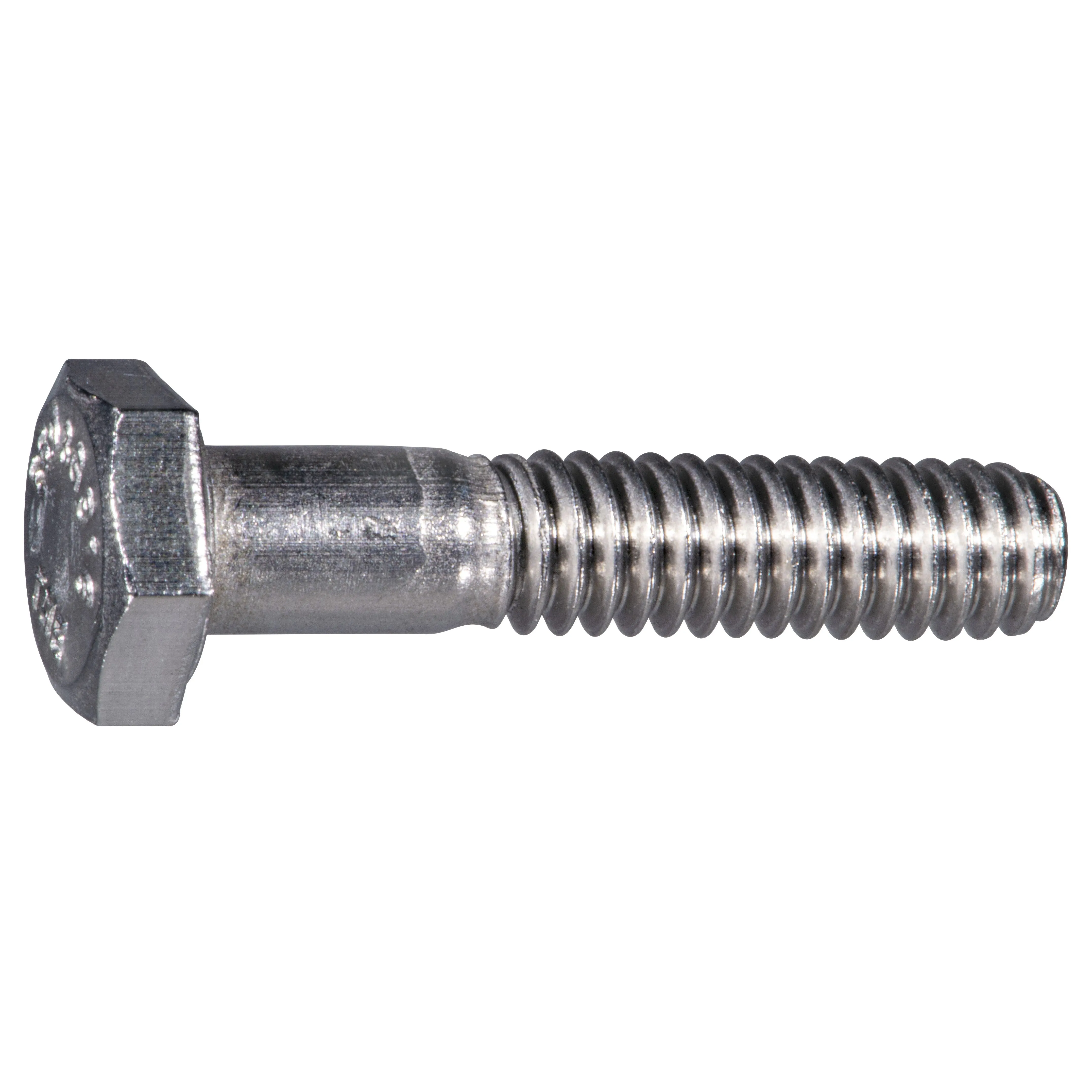 1/4"-20 x 1-1/4" 316 Stainless Steel Coarse Thread Hex Cap Screws (10 pcs.)