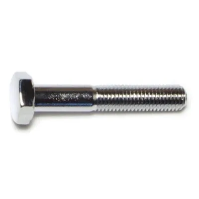 1/4"-28 x 1-1/2" Chrome Grade 5 Hex Cap Screws (10 pcs.)