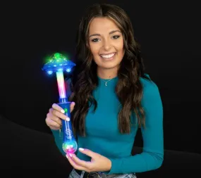 15 Inch Light Up Ufo Wand