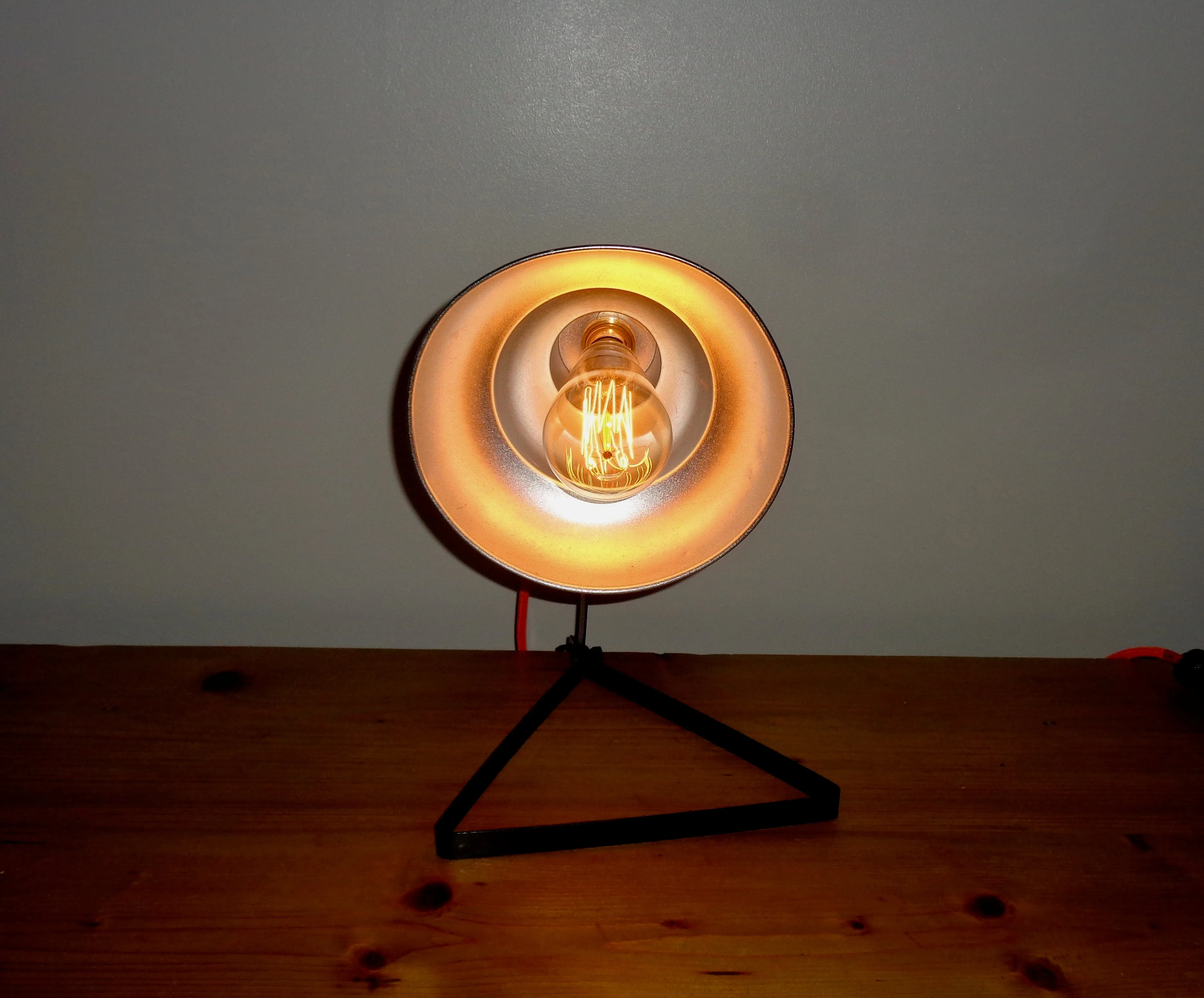 1940s Ilford Selo Photographic Light Repurposed As A Desk Lamp