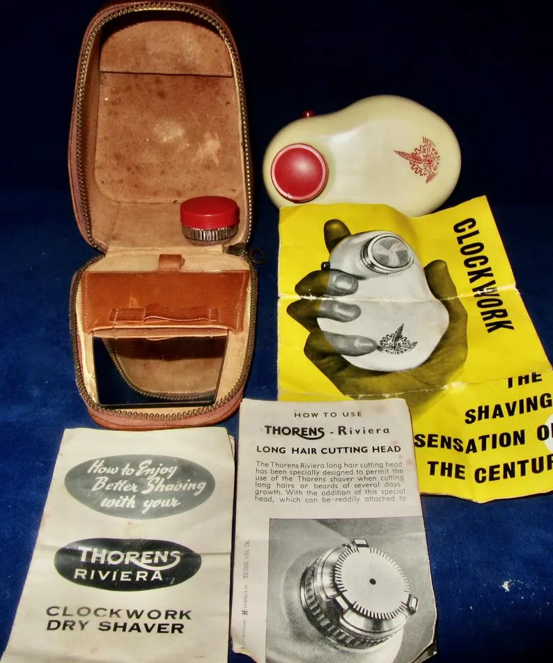 1950s Thorens Riviera Clockwork Gents Dry Razor