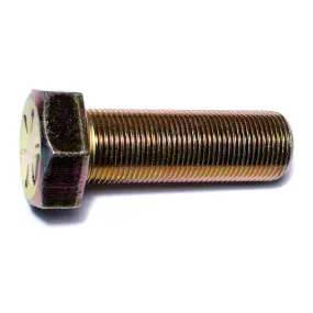 1"-14 x 3" Zinc Plated Grade 8 Hex Cap Screws (5 pcs)