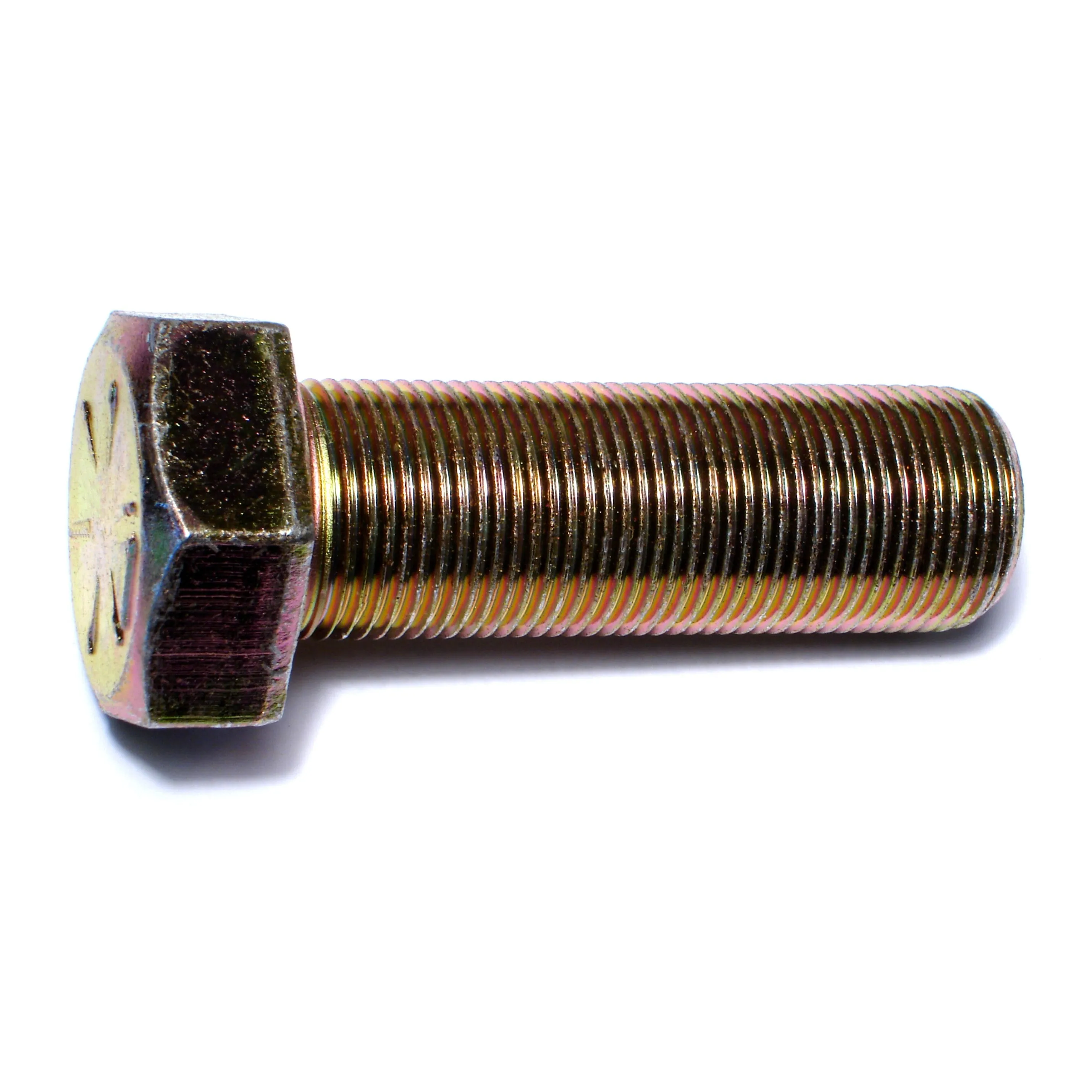 1"-14 x 3" Zinc Plated Grade 8 Hex Cap Screws (5 pcs)