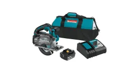 2020 Makita 18V LXT® BL™ 5-7/8" Metal Cutting Saw Kit, w/ Electric Brake and Chip Collector (XSC04T)