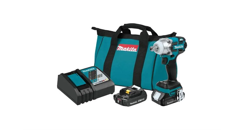 2020 Makita 18V LXT® Compact Brushless 3-Speed 1/2" Impact Wrench Kit (XWT11R)