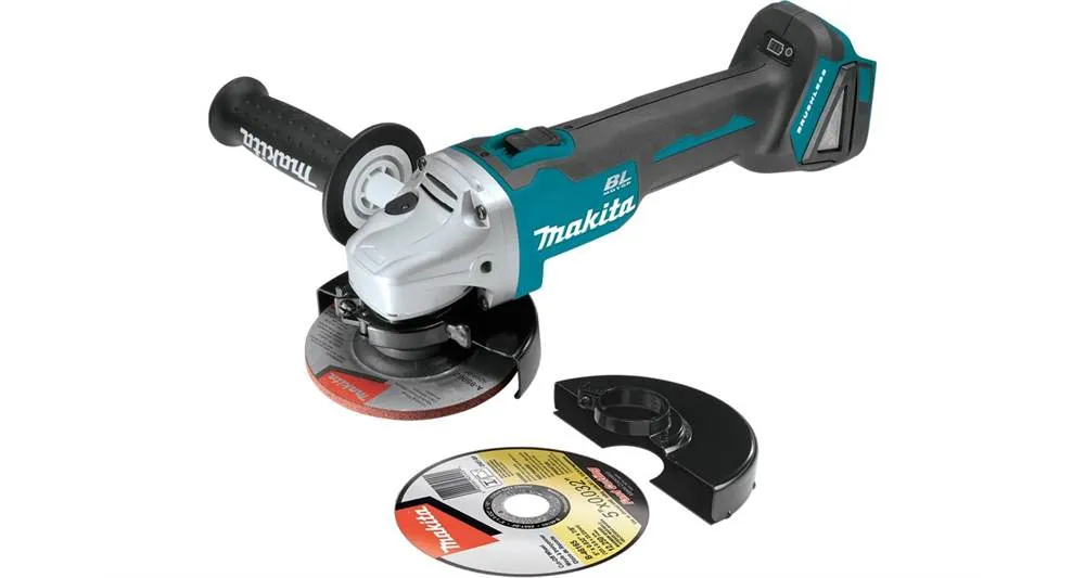 2021 Makita 18V LXT® Lithium-Ion Brushless Cordless 4-1/2" / 5" Cut-Off/Angle Grinder, Tool Only (XAG04Z)