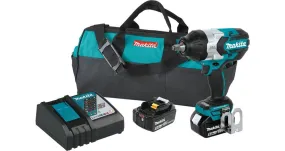 2021 Makita 18V LXT® Lithium-Ion Brushless Cordless High-Torque 1/2" Sq. Drive Impact Wrench Kit w/ Friction Rin