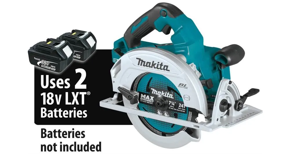 2021 Makita 36V (18V X2) LXT® Brushless 7-1/4" Circular Saw, AWS® Capable, Tool Only (XSH07ZU)