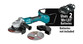 2021 Makita 36V (18V X2) LXT® Brushless 7" Paddle Switch Cut-Off/Angle Grinder, with Electric Brake and AWS®, To