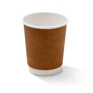 8oz Double Wall Kraft Coffee Cup | 500 pcs per Carton