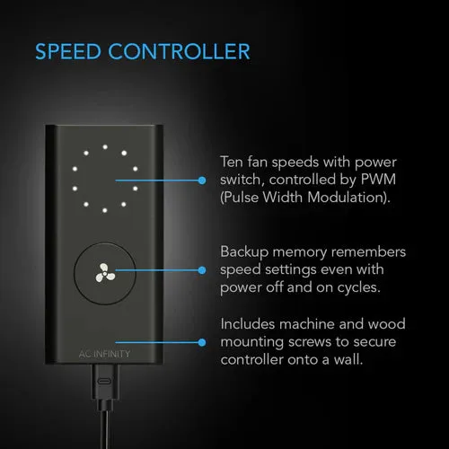 AC Infinity Fan and Filter Extraction Kit (No UIS Controller Included)