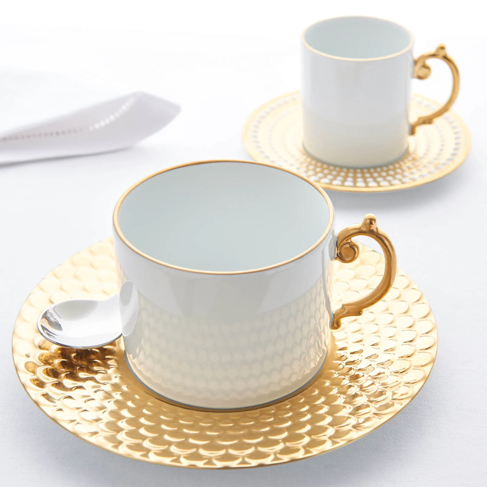 Aegean Gold Espresso Cup & Saucer