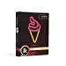 Amped & Co Ice Cream Desk Light, Mini LED Neon Collection, Night Lite Novelty Room Decor