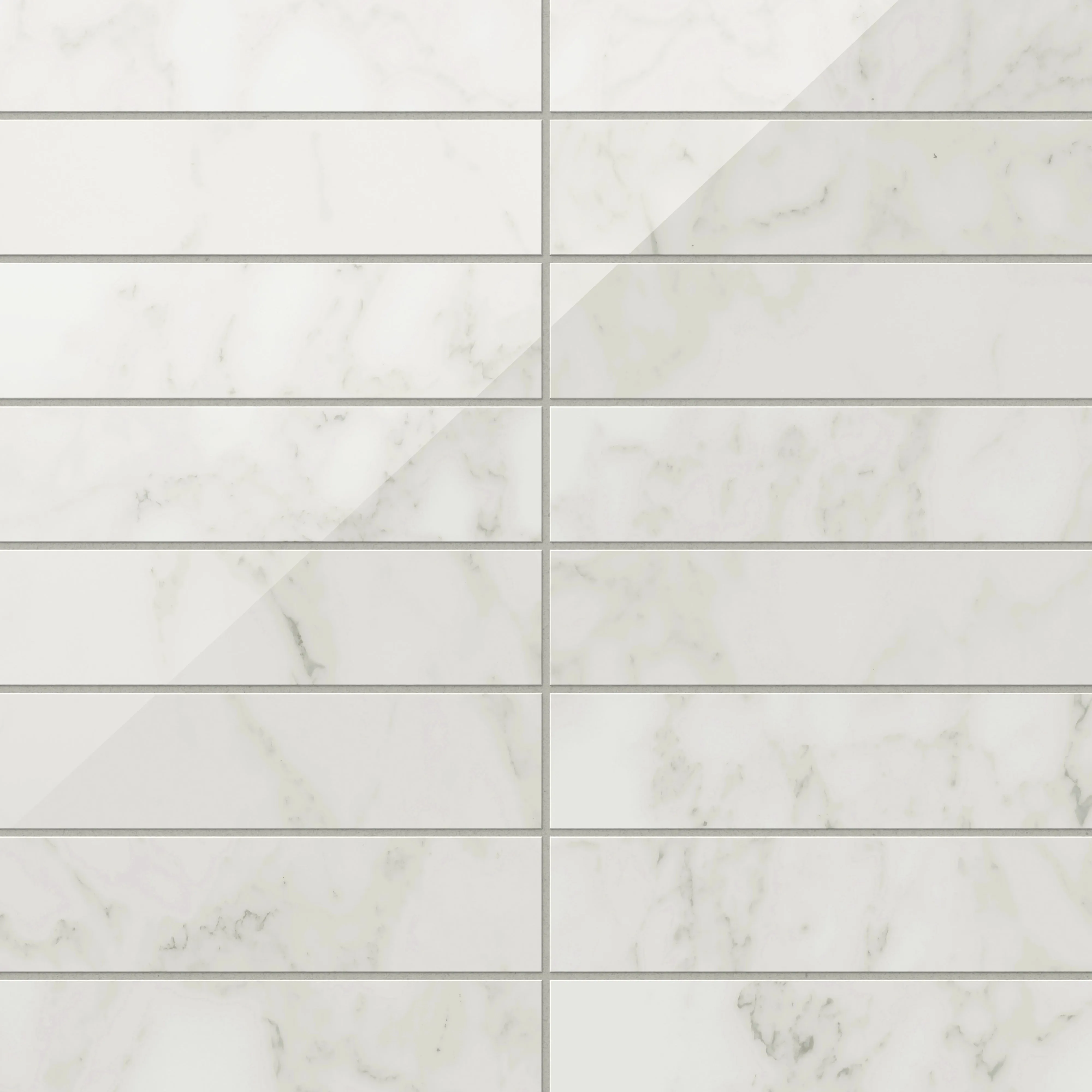 Aniston 3x12 Polished Porcelain Tile in Carrara Bianco