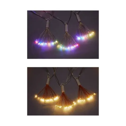 Anko 240 Wire Spray String Lights / Warm White Or Multicolour