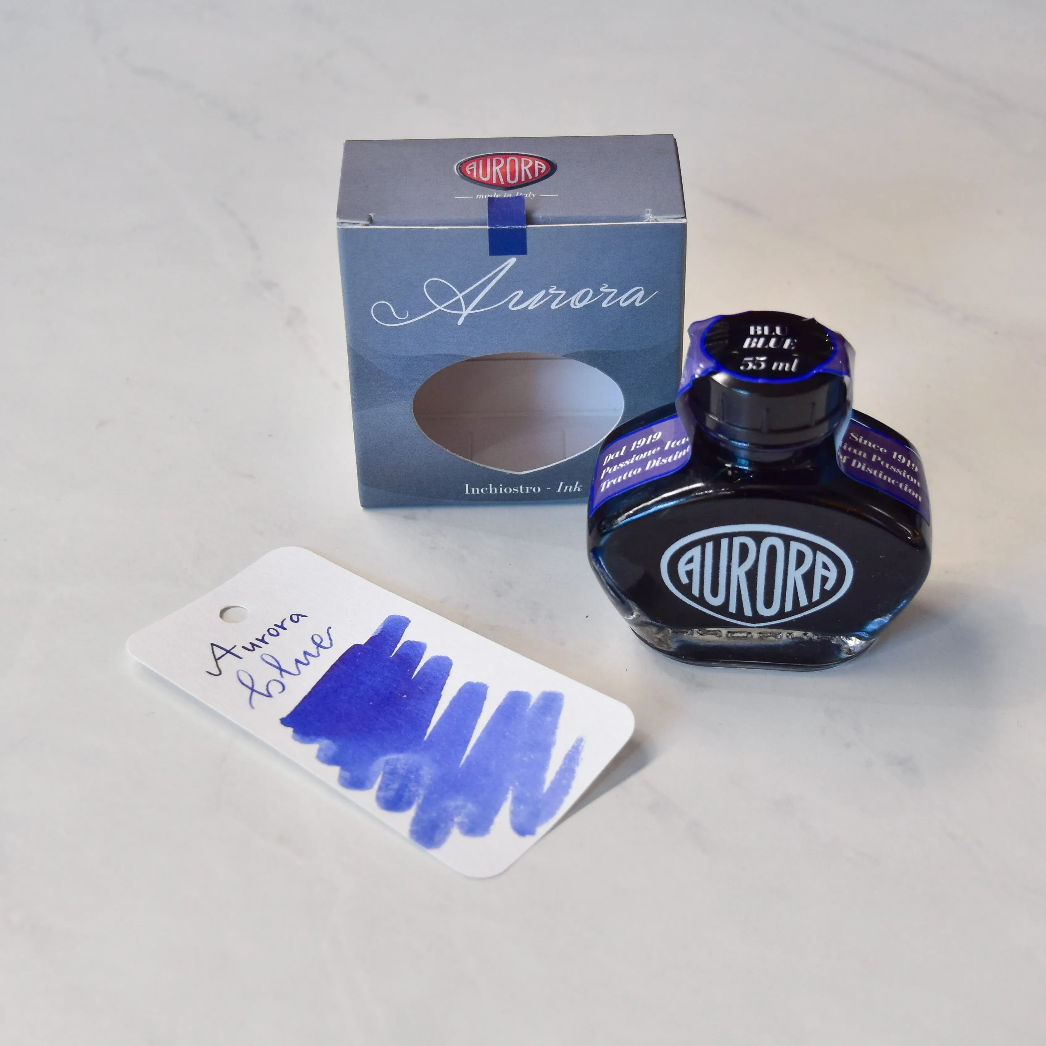 Aurora 100th Anniversary Blue 55ml Ink Bottle