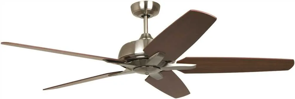 Avalon 56 In. Dual Mount Ceiling Fan, Brushed Nickel With Bowl Light