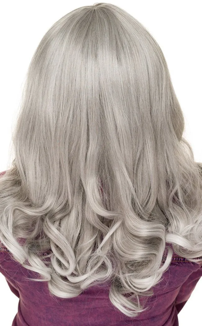 Bang Bang Grey Silver Fade Wig