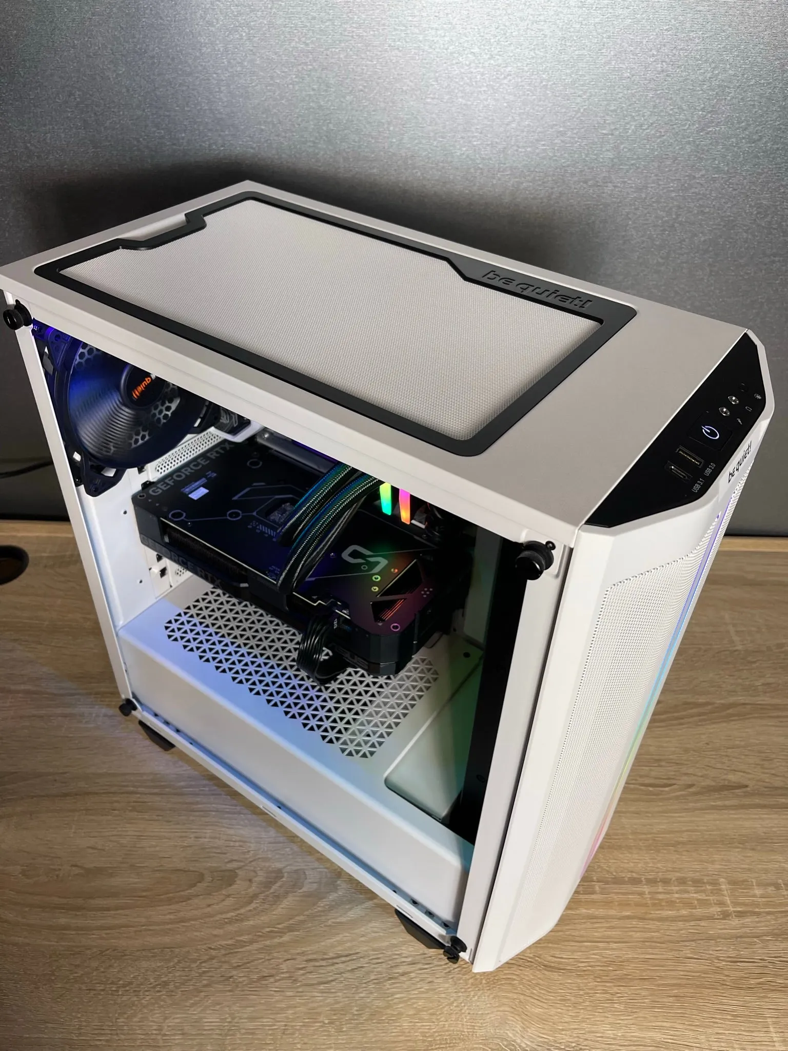 Be Quiet PC Case Pure Base 500DX White