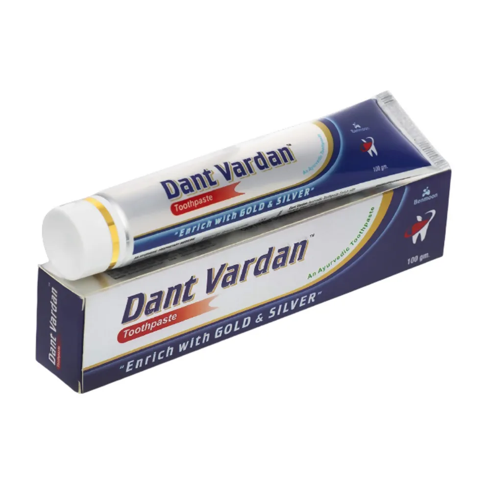 Benmoon Ayurveda Dant Vardan "Enrich With Gold & Silver" Toothpaste