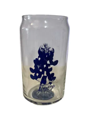 Bluebonnet Texas 16oz Can Glass