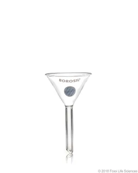 Borosil® Funnels - Short Stem - Plain - 60 deg 50 MM - ISO 4798 - 3.3 Borosilicate glass