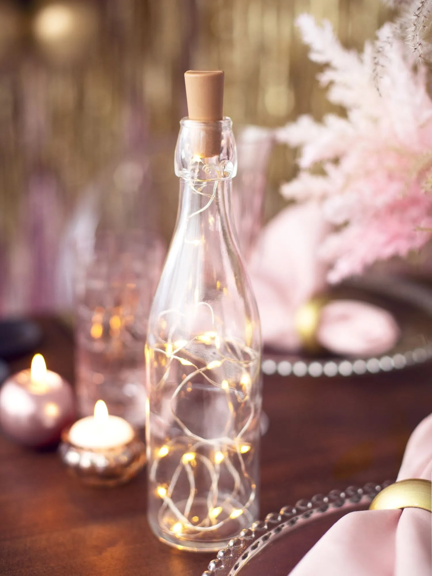 Bottle LED String Lights With Cork