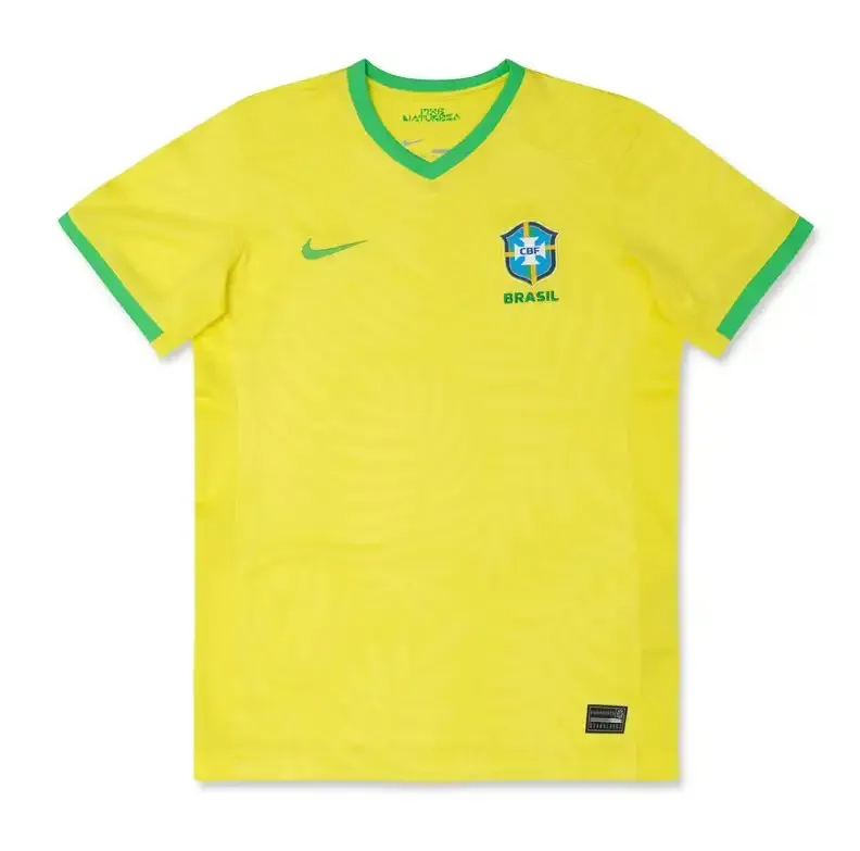 Brazil Home Nike Stadium Curved Fit Jersey 2023