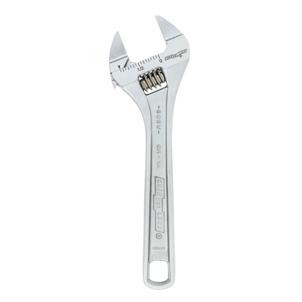 Channel Lock 806SW 6" Precision Adjustable Wrench with Extra Slim Jaw