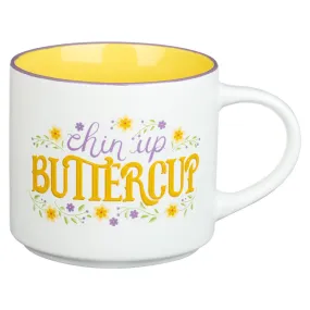 Chin Up Buttercup Ceramic Coffee Mug