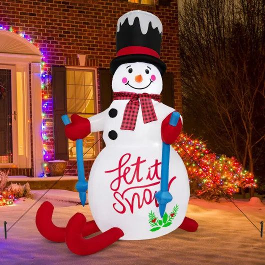 Christmas Decoration with LED Lights and Built-in Sandbag