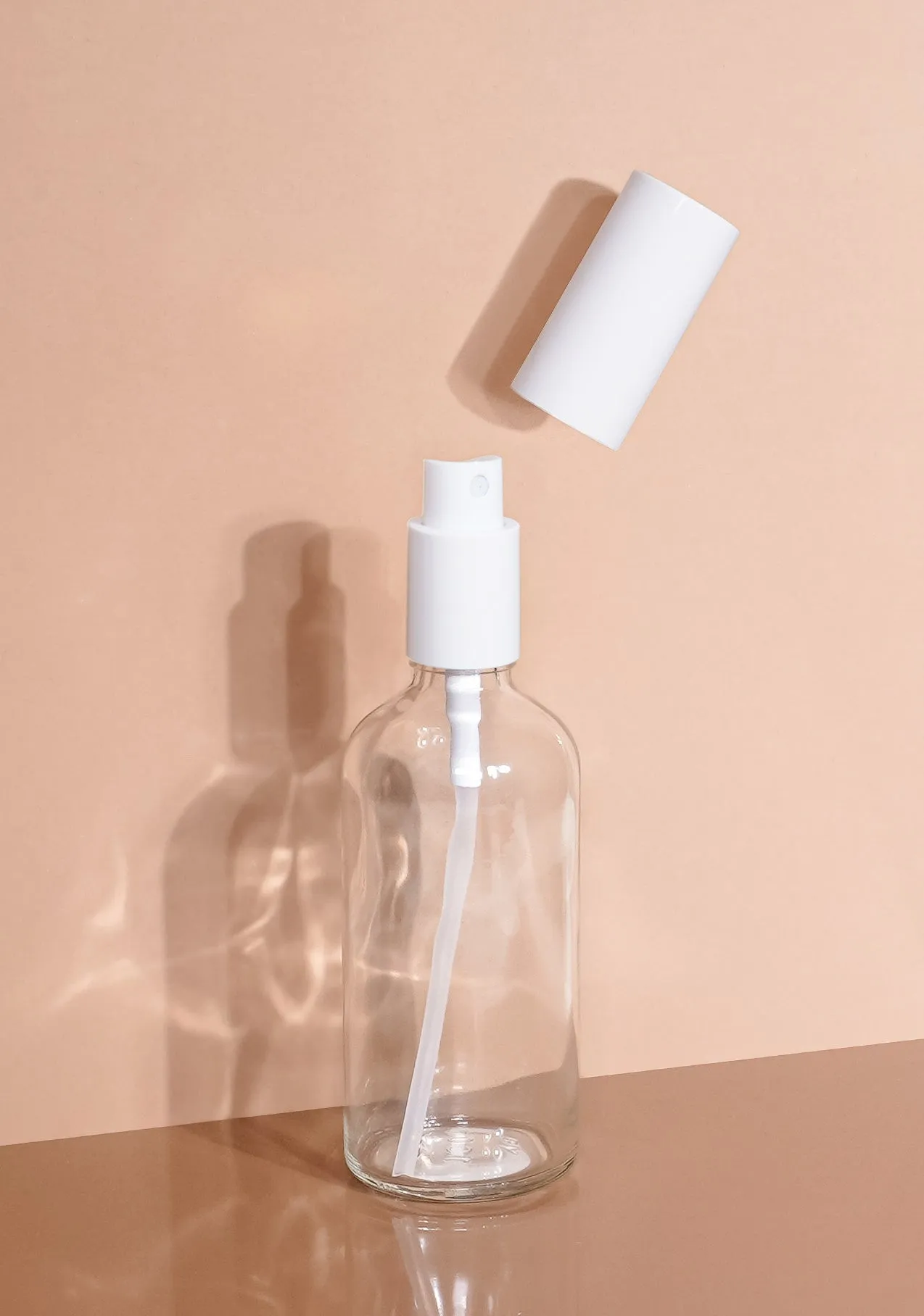 Cole Glass Bottle | Clear | Spray Cap