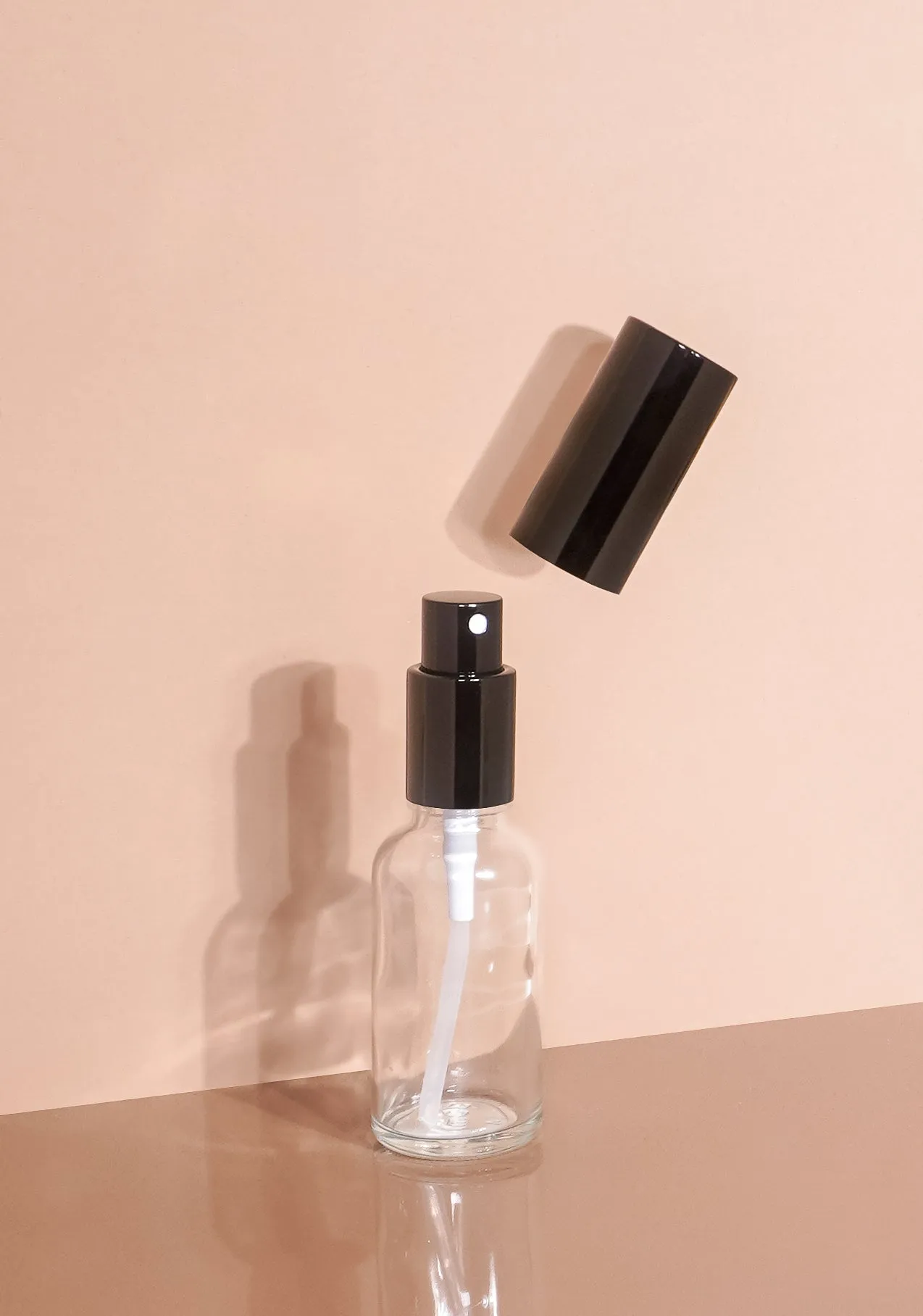 Cole Glass Bottle | Clear | Spray Cap