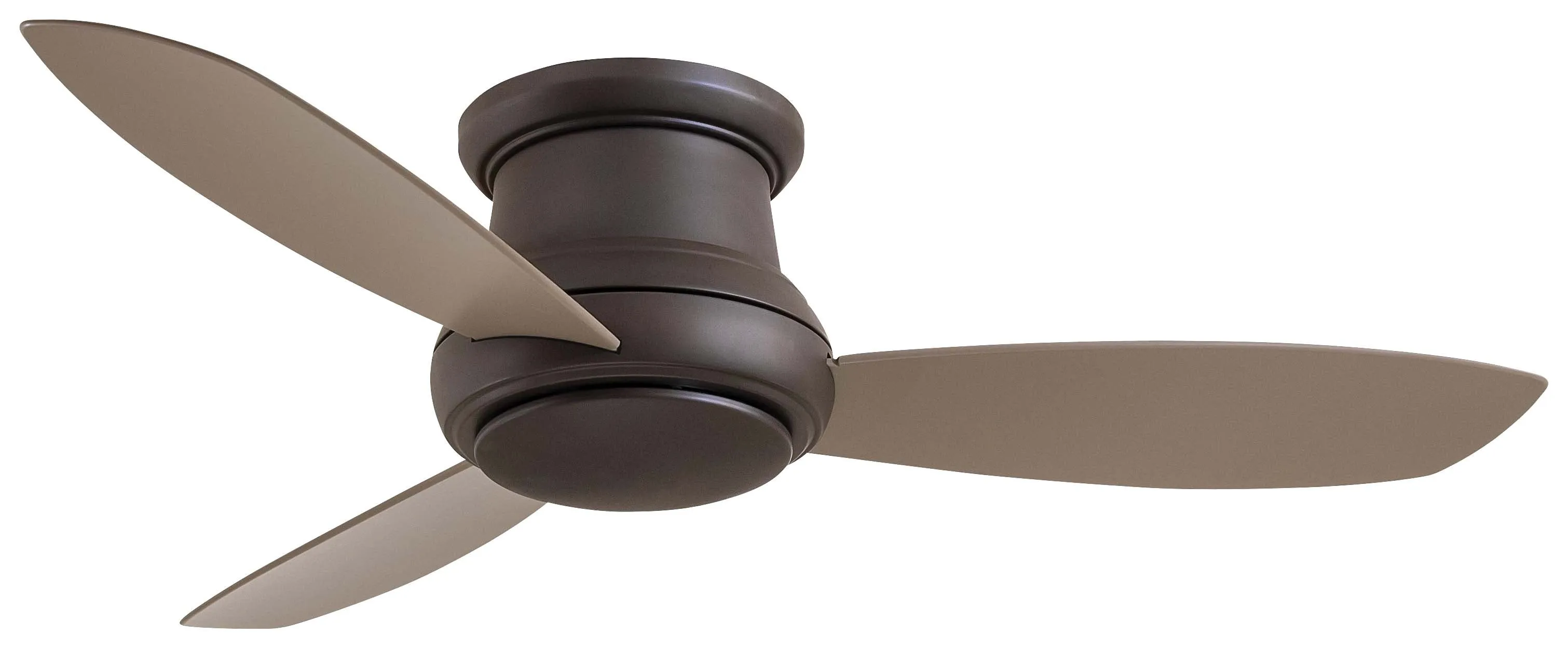 Concept II 52" Flush Mount Ceiling Fan in Oil Rubbed Bronze