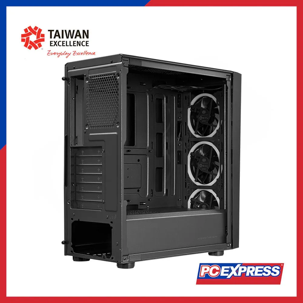 COOLER MASTER CMP510 ARGB TG Mid Tower ATX Gaming Chassis (Black)