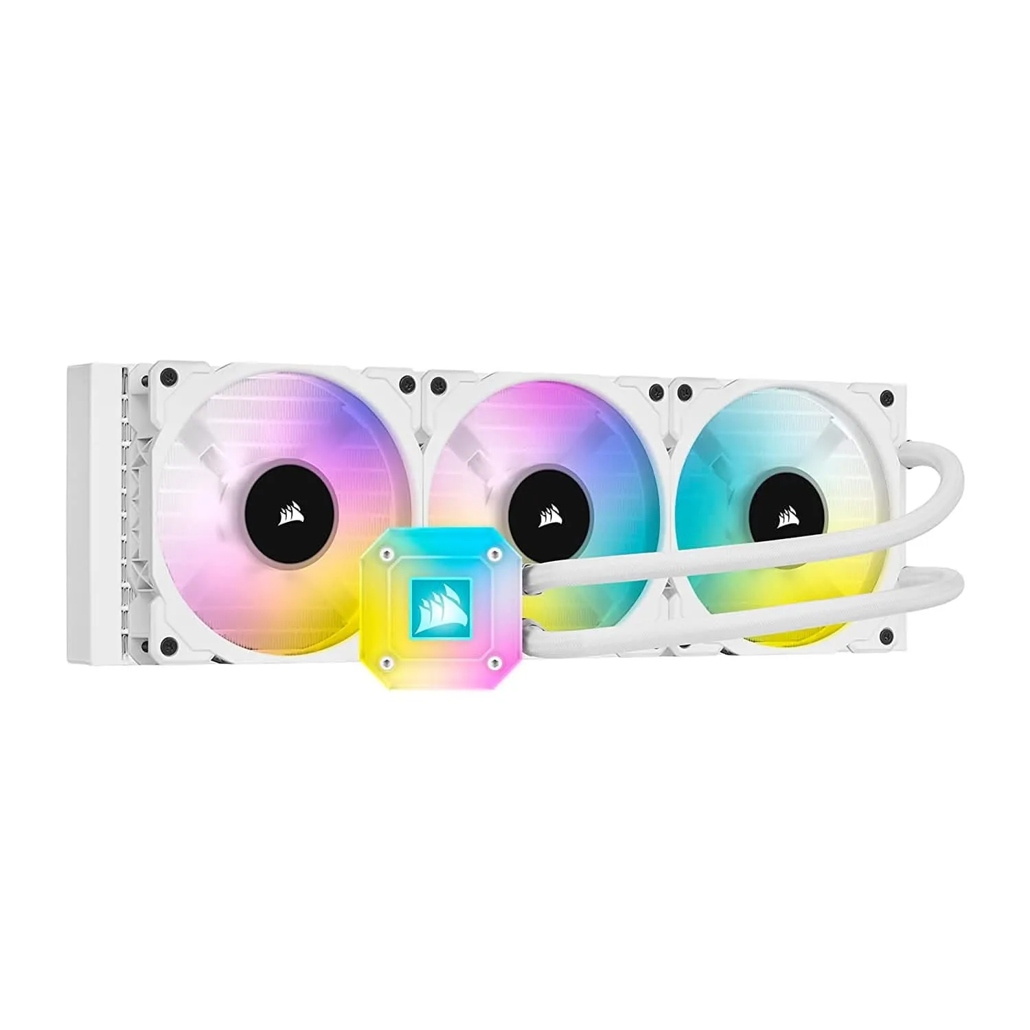 CORSAIR ICUE H150I 360MM ELITE CAPELLIX XT AIO LIQUID COOLER WHITE