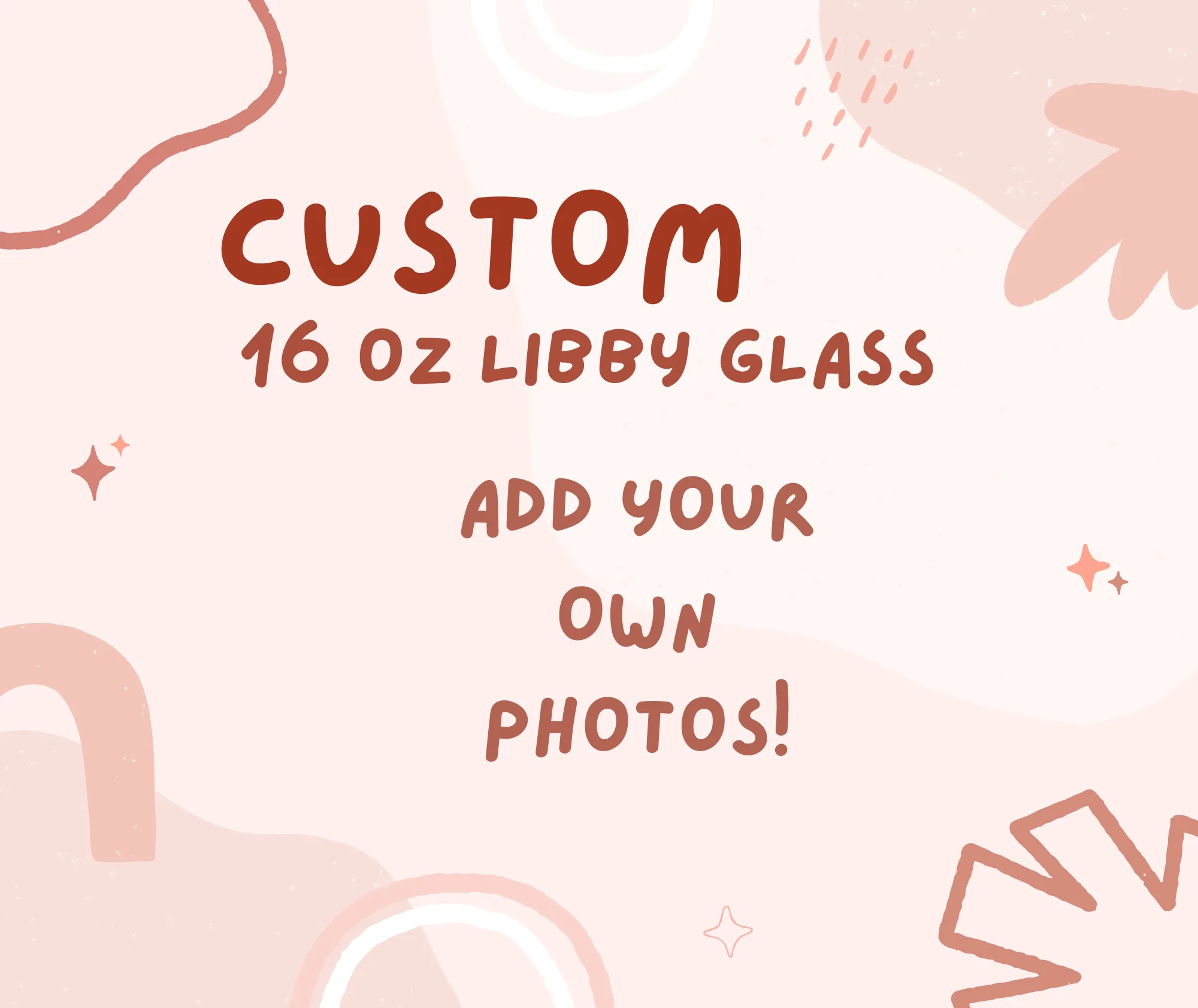 CUSTOM 16 oz Libby Glass