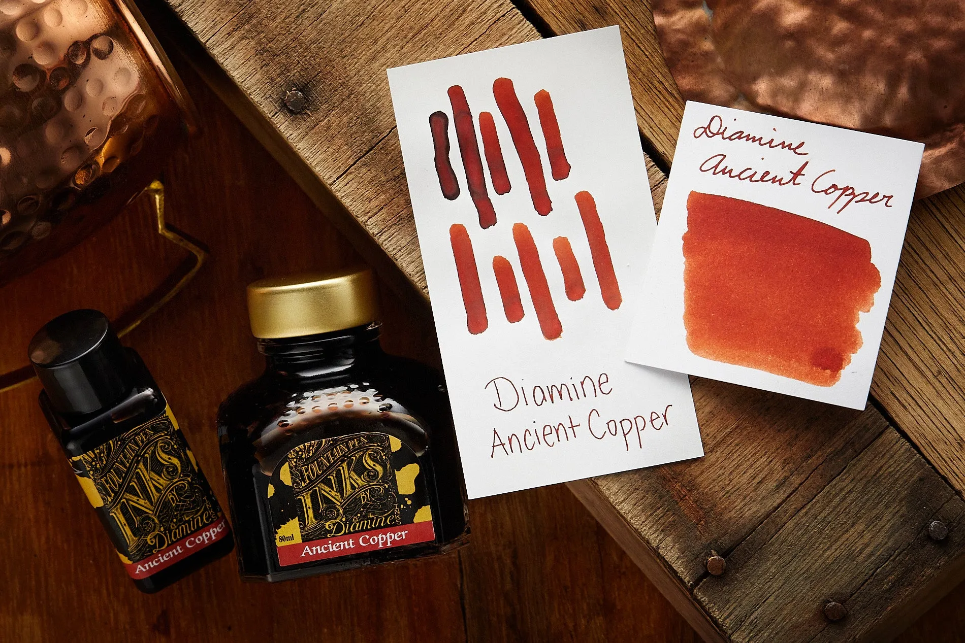 Diamine Ancient Copper - 80ml Bottled Ink