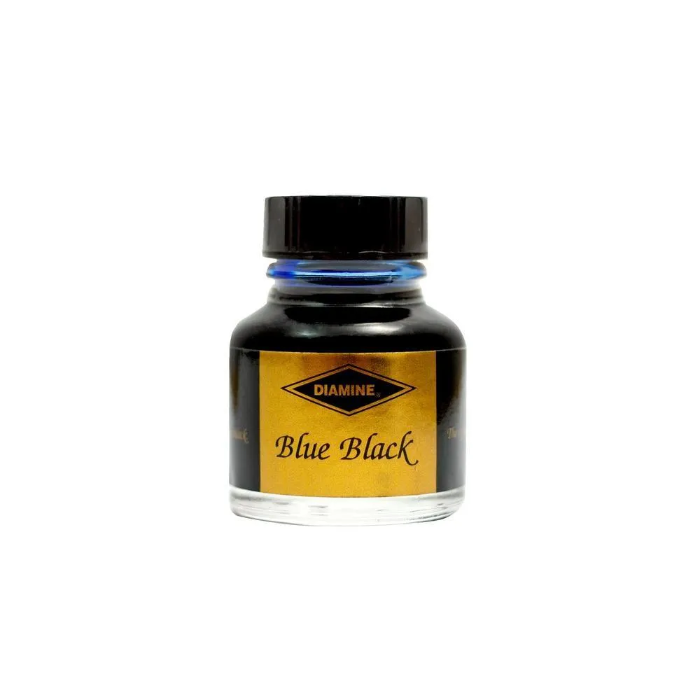 Diamine Registrars Ink Bottle (30ml / 100ml) - Blue Black