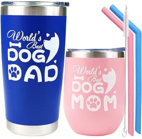 Dog Mom Gifts for Women,Dog Dad Gifts for Men,Best Dog Mom Ever,Dog Mom and Dad Cup,Dog