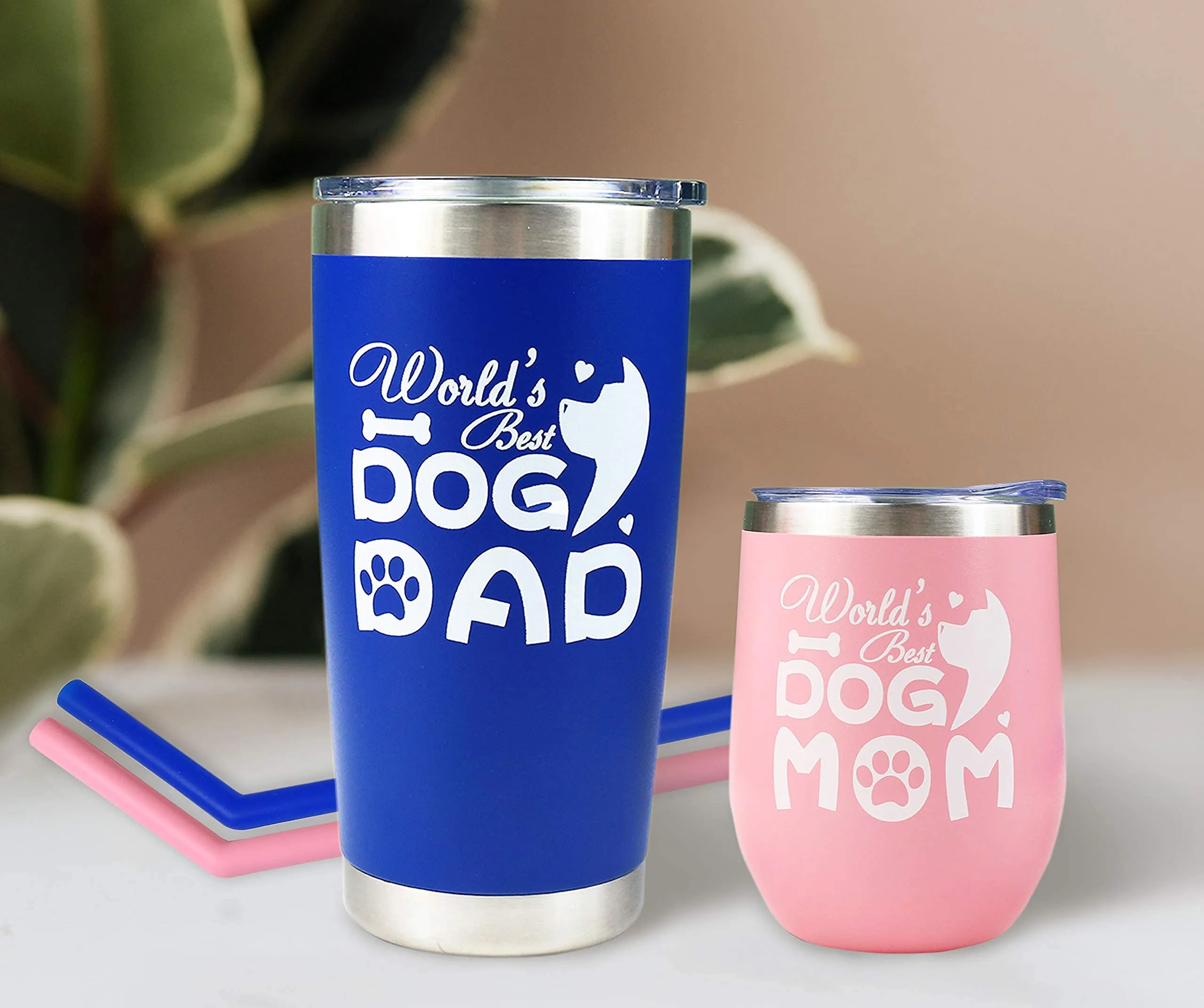 Dog Mom Gifts for Women,Dog Dad Gifts for Men,Best Dog Mom Ever,Dog Mom and Dad Cup,Dog