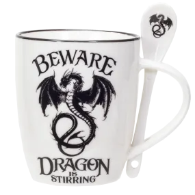 DRAGON IS STIRRING MUG & SPOON SET C/24