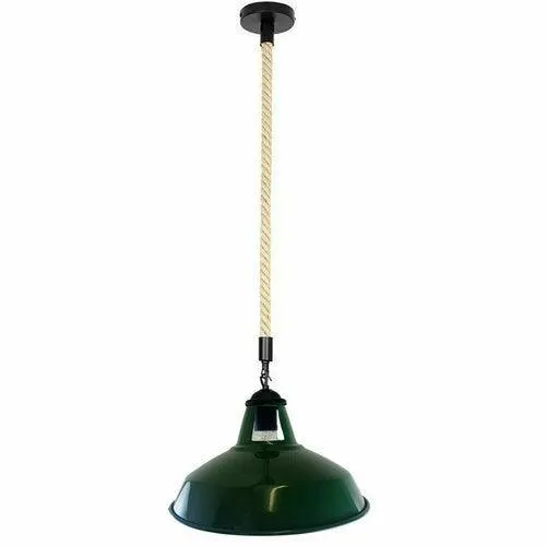 E27 Industrial Hemp Rope Cable Barn Slotted Pendant Light~3889