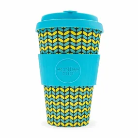 Ecoffee Cup Norweaven with Aqua Lid 14oz